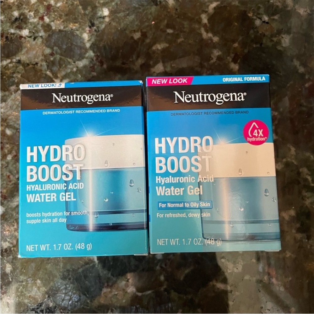 2 Neutrogena Hydro Boost Hyaluronic Acid Water Gel - INCLDS 2 NEW, UNOPENED